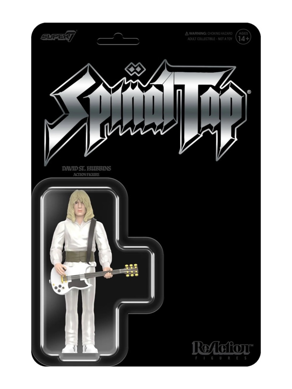 Super7 ReAction Spinal Tap David St. Hubbins Action Figure New in Package